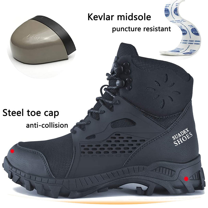 Load image into Gallery viewer, ARMOUR | SUADEX Indestructible Steel Toe Boots
