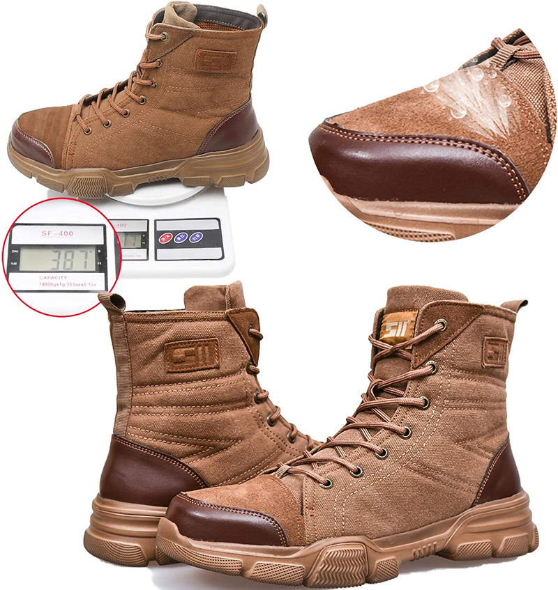Load image into Gallery viewer, lightweight steel toe boots
